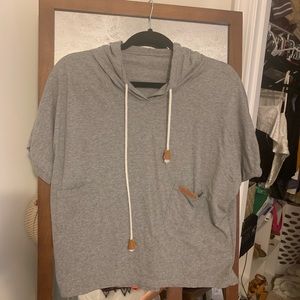 Gray shein top
